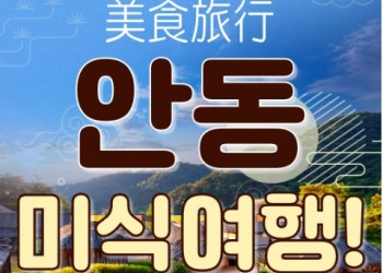 [KTX-1박]안동 먹탐여행! 하회마을·만휴정·낙강물길공원