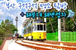 KTX서울역/광명역/오송역]- 부산 명소 탐방 & 해운대 해변열차 & 태종대 여행 (1박2일)-호텔급