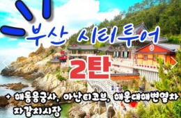 [KTX-서울역/광명역/대전역]- KTX - 부산시티투어(2탄) - 해운대 해변열차 & 용궁사 & 자갈치시장 여행(당일)