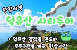 KTX - 덕유산 향적봉 & 관광곤도라 & 무주구천동계곡 여행(당일)