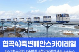 [경상권/충청권/수도권출발] 협곡4)죽변해안스카이레일&동해바다 협곡열차(당일)