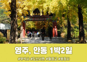 [수도권/충청권/경상권]영주 부석사&안동 예끼마을,협곡열차 1박2일