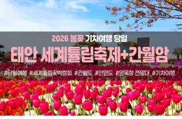 [경상권/충청권/수도권출발] 태안 세계튤립꽃박람회&간월암(당일)